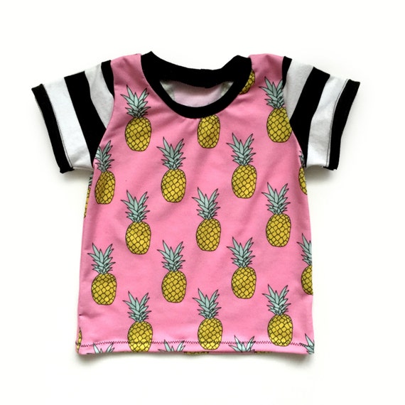 pineapple print baby clothes