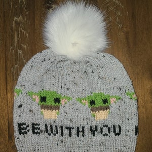 Hand Made Knit Star Wars Baby Yoda Beanie Etsy Hand Made Knit Star Wars Baby Yoda Beanie Etsy