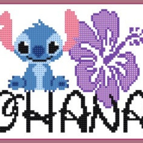 Buy 2 Get 1 Free...coupon Code FREEPATTERN Stitch Ohana Etsy