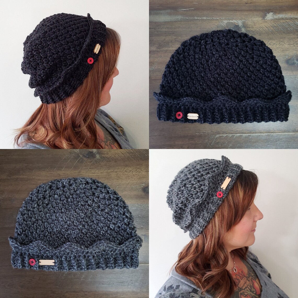 Crochet Jughead Beanie Pattern Includes Photo and Video Etsy