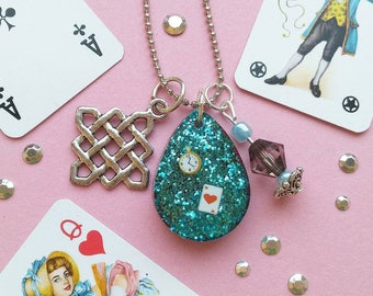 24) Pendant Alice in Wonderland + 2nd band to change for free!