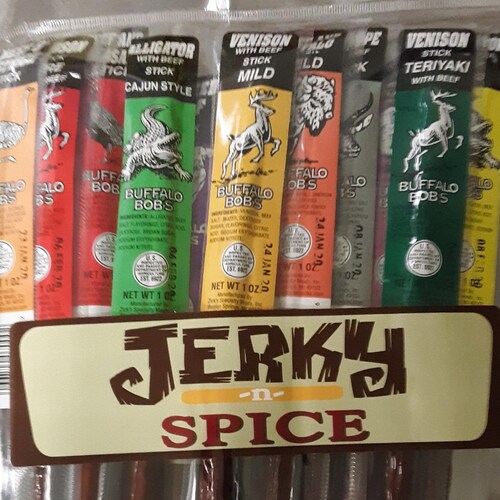 Buffalo Bob's 15 Piece Wild Game Meat Stick Assortment Etsy