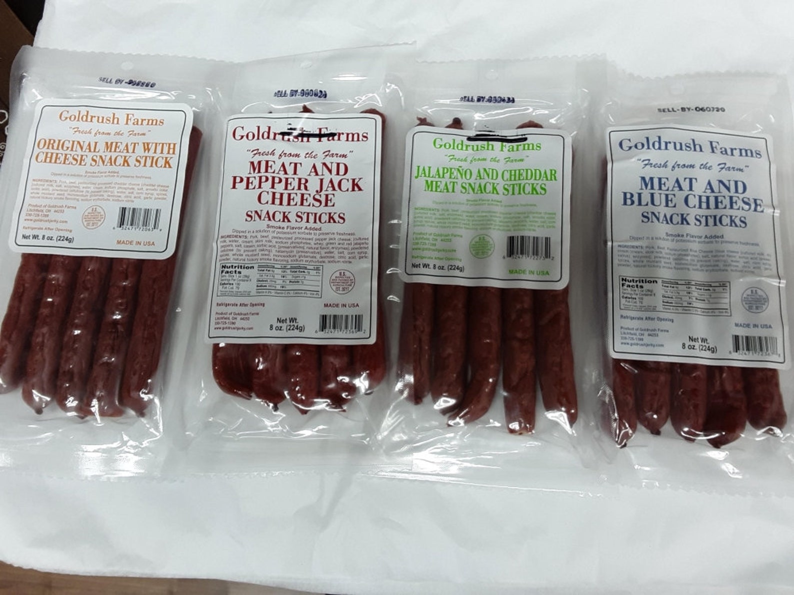 Fresh From the Farm Meat and Cheese Snack Sticks Assortment Etsy