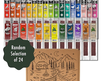 24 Piece Exotic Jerky Stick Box
