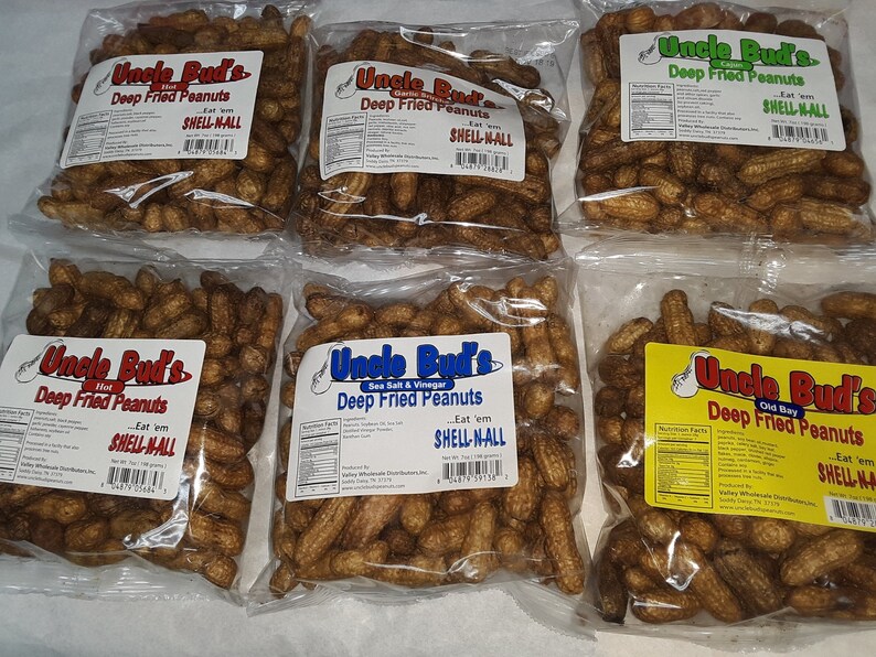Uncle Bud's Deep Fried Peanuts 6 Pack Etsy