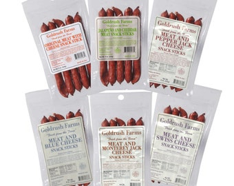 Fresh From the Farm Meat and Cheese Snack Sticks Assortment…