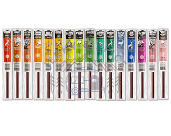 Buffalo Bob's 15 Piece Wild Game Meat Stick Assortment