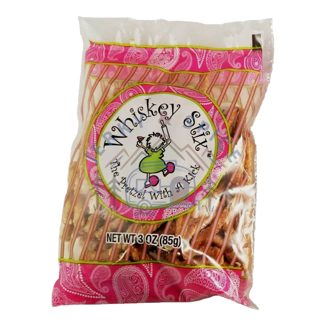 Whiskey Stix Gourmet Pretzels 3 Oz Pretzels With a Kick Sweet, Spicy, and Buttery Etsy