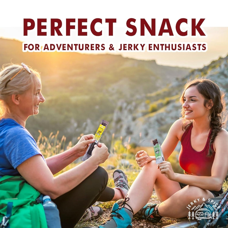 Exotic Meat Jerky Variety Pack, Wild Game Snacks, Buffalo Bob's bild 9
