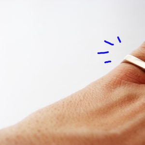 Pinky ring women, Thin sterling silver pinky ring, Small dainty silver ring, Minimal gold unisex pinky ring, Simple band pinky ring women