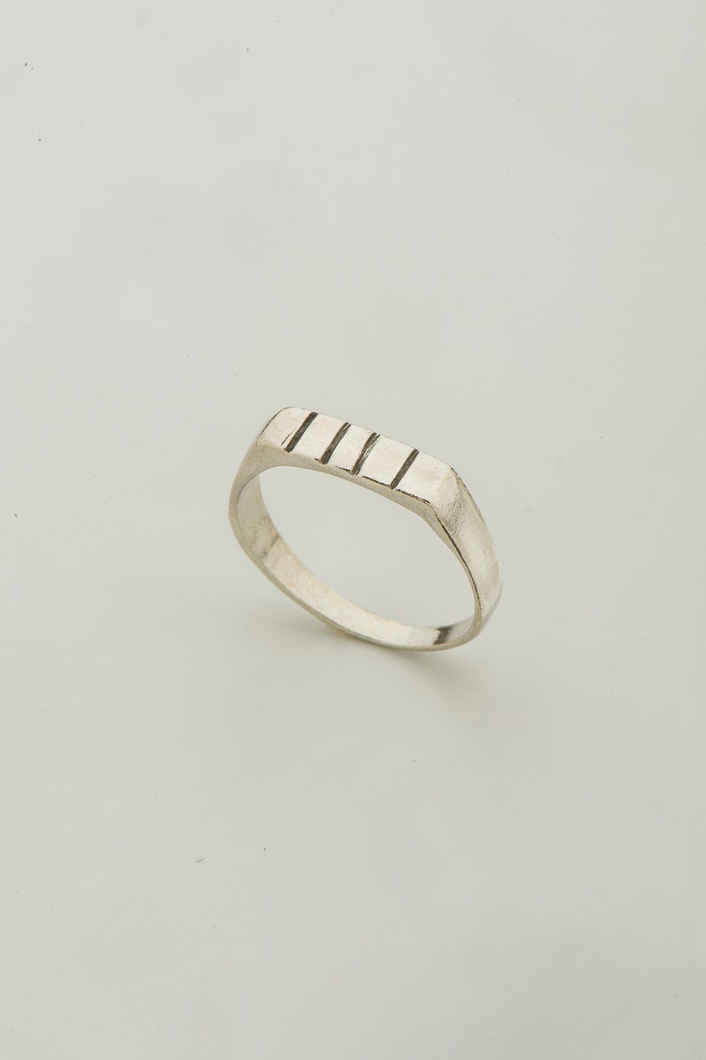 Sterling silver pinky ring women Pinky ring Small Etsy