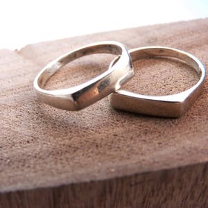 Sterling silver pinky ring women, Simple ring, Small signet ring, Silver dainty ring, Thin ring silver, Dainty ring silver, Thin midi ring