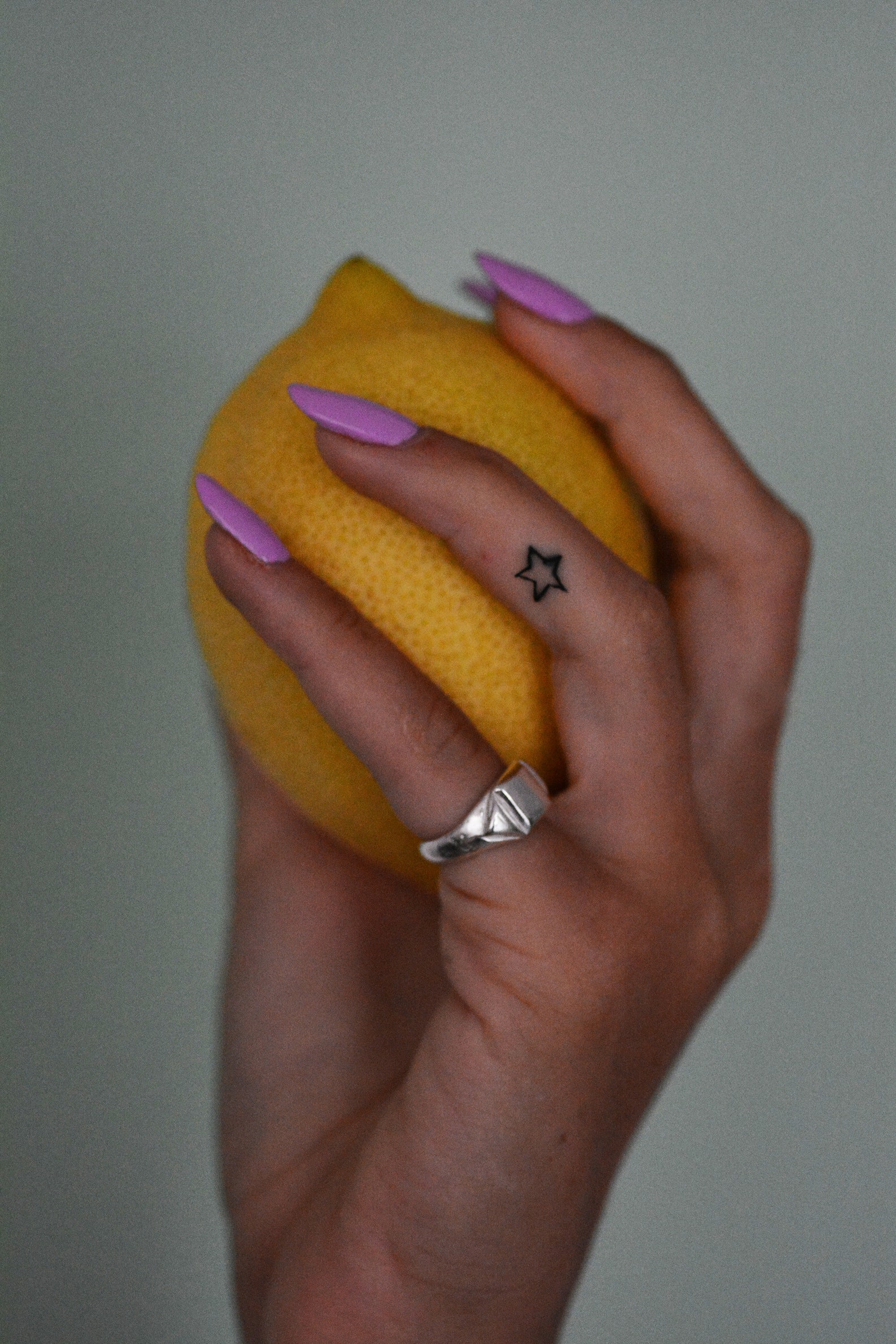 Women Pinky Ring Sterling Silver Pinky Ring Statement Etsy