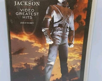 Michael Jackson History Album Video Greatest Hits VHS Cassette 1995 VGC 10 Songs 90's pop 