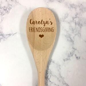 Cuchara de madera personalizada para Acción de Gracias, regalo para Acción de Gracias, cuchara para Acción de Gracias, cuchara para Acción de Gracias, cuchara de madera para Acción de Gracias, cuchara de madera para otoño imagen 1