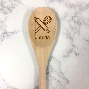 Personalized Wooden Spoon, Unique Housewarming Gift, Wedding Gift, Bridal Shower Spoon, Gift for New Home, Gift for Chef, Gift for Baker