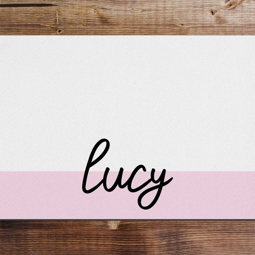 Minimalist Pet Food Place Mat Pink Dog Food Placemat Cat Etsy