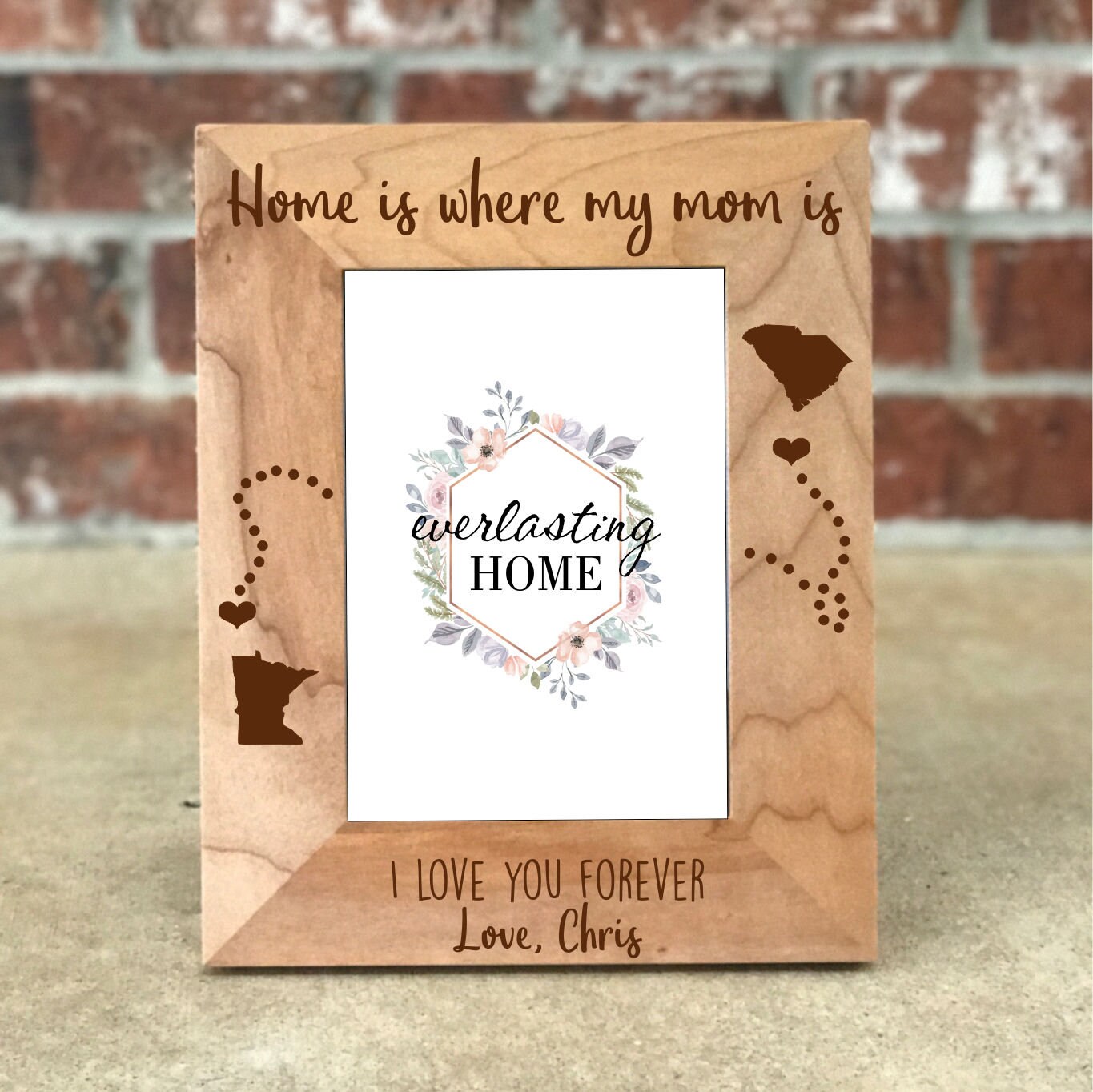 Long Distance MOTHER Picture Frame Mother's Day Gift - Etsy