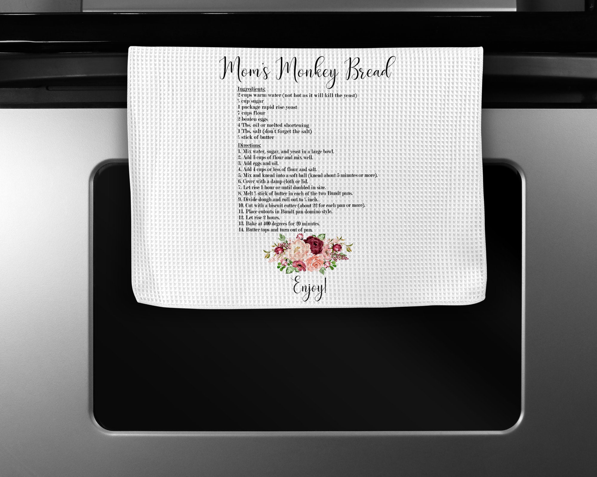 Grandma Recipe Kitchen Towel Gift for Grandma Grandma Gift Etsy