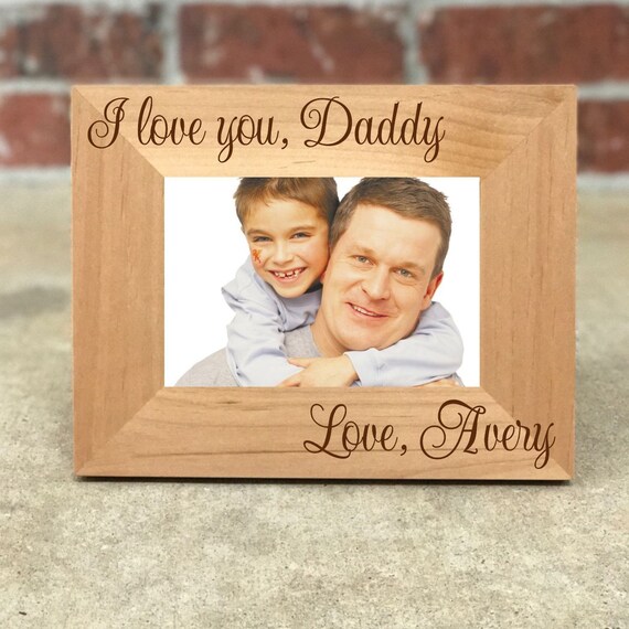 I Love You Daddy Picture Frame Father S Day Gift For Birthday Dad Best Ing Item