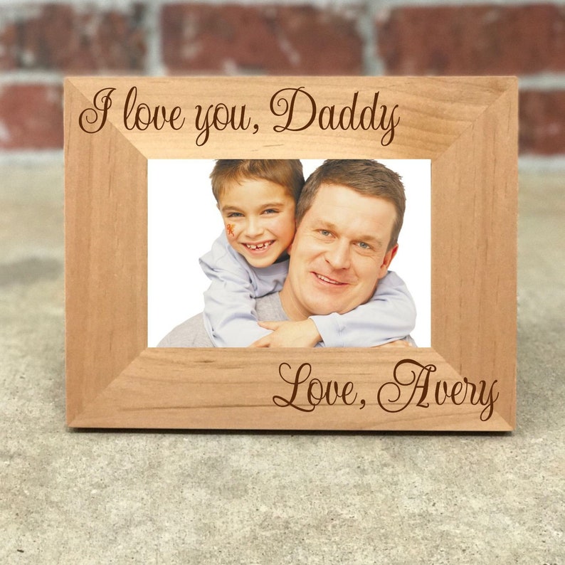 I Love You Daddy Picture Frame Father S Day Gift For Birthday Dad Best Ing Item