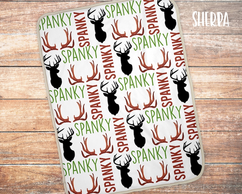 Personalized Hunting Baby Blanket Camo Nursery Hunting Etsy