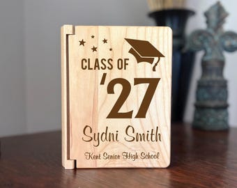 Personalized Graduation Small Photo Album, Gift for Graduating Senior, Graduate Memories Keepsake