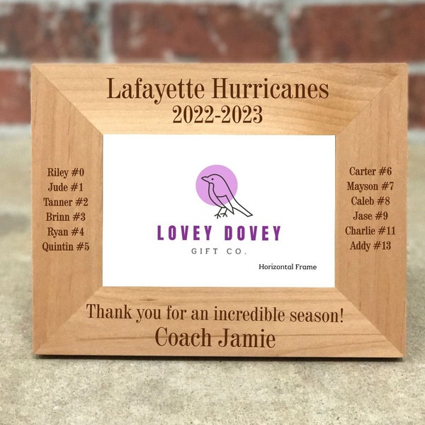 Personalized Baseball Coach Frame, Baseball Gift for Coach, Keepsake Baseball Frame, Baseball Player Team Frame, High School Baseball Frame