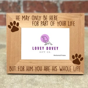 Pet Memorial Picture Frame, Pet Loss Frame, For the Grieving Frame, Pet Sympathy Gift, Pet Portrait Frame, Pet Memorial Keepsake Frame