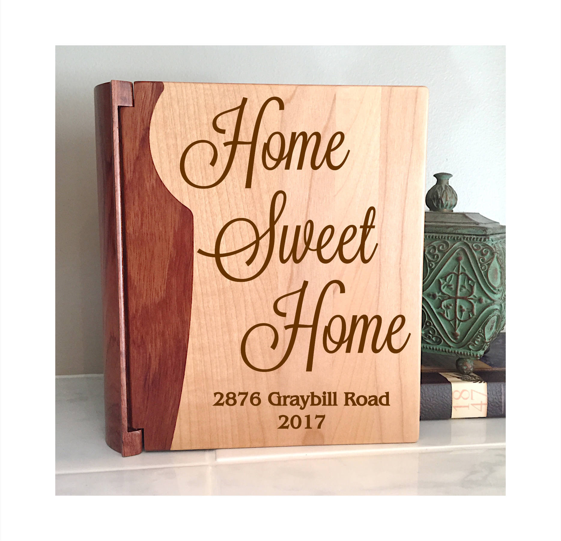 Home Sweet Home Photo Album Photo Album with Address Wedding Etsy