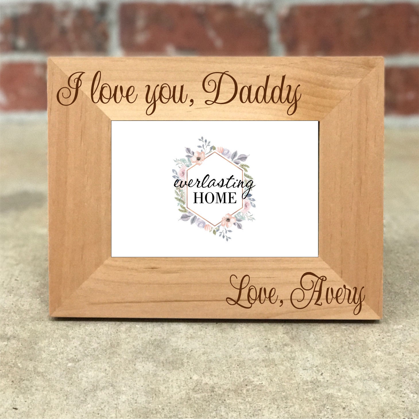 I Love You Daddy Picture Frame Father S Day Gift Gift Etsy I Love You Daddy Picture Frame Father S Day Gift Gift Etsy