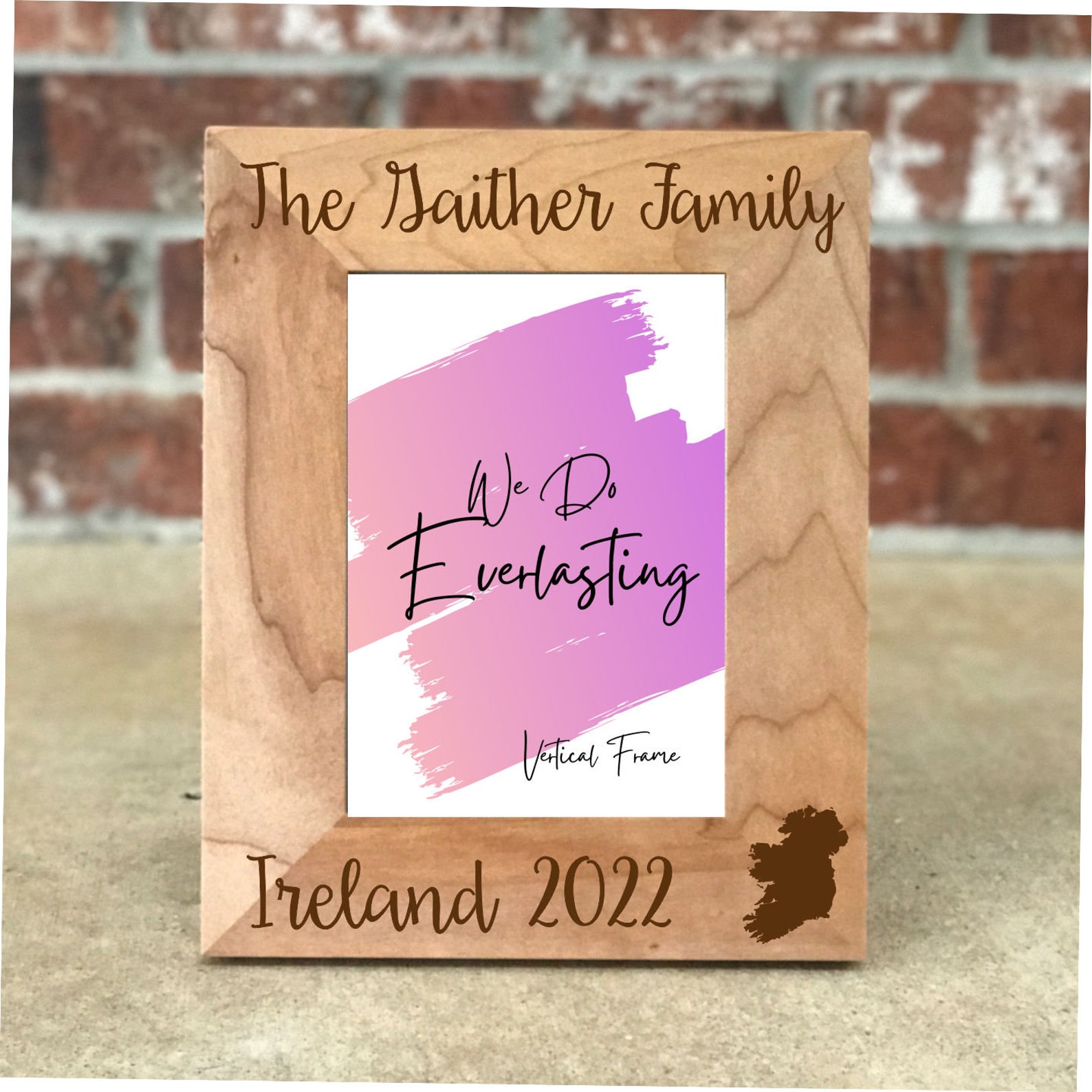 Ireland Family Vacation Picture Frame Ireland Vacation Etsy