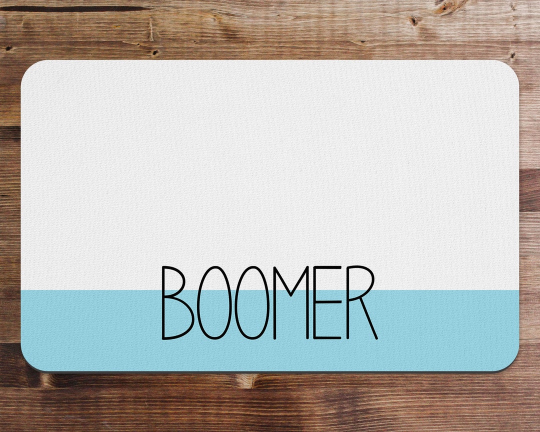 Minimalist Pet Food Place Mat Blue Dog Food Placemat Cat Etsy
