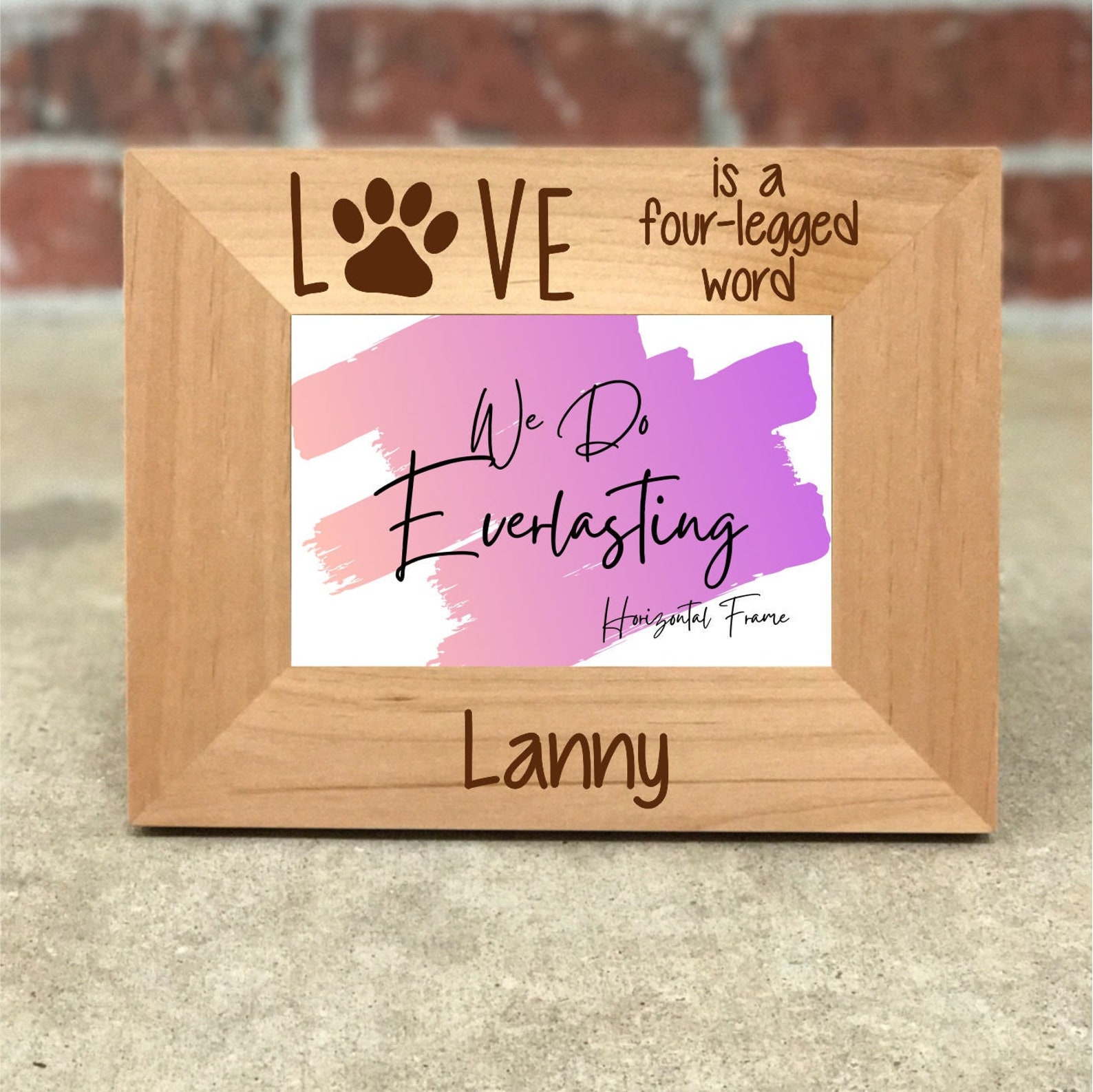 Personalized Dog Picture Frame Pet Frame Gift for Pet Lover Etsy