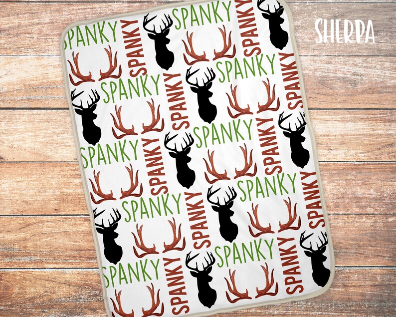 Personalized Hunting Baby Blanket Camo Nursery Hunting Etsy