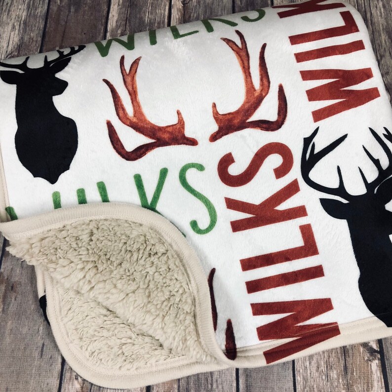 Personalized Hunting Baby Blanket Camo Nursery Hunting Etsy