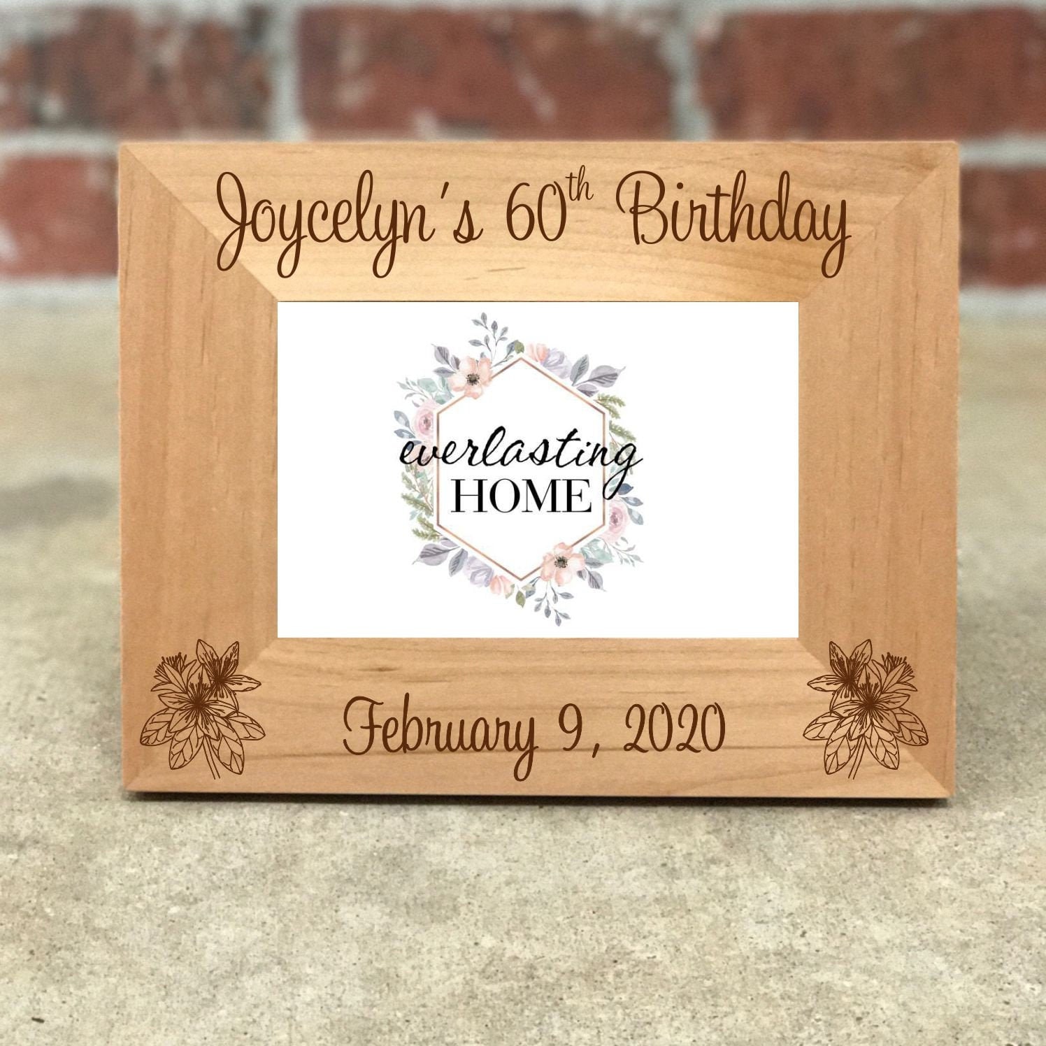 Personalized Birthday Picture Frame Birthday Party Picture Etsy