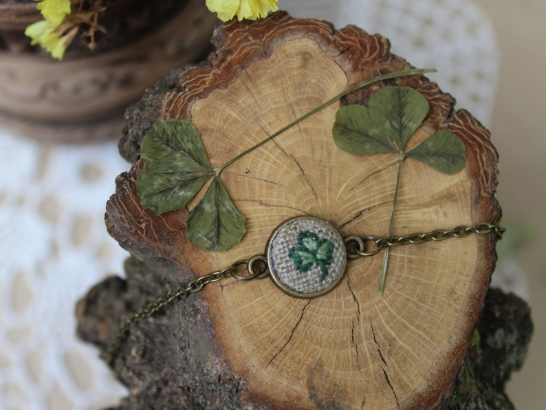 irish Gifts 3 Leaf Clover with Good Luck