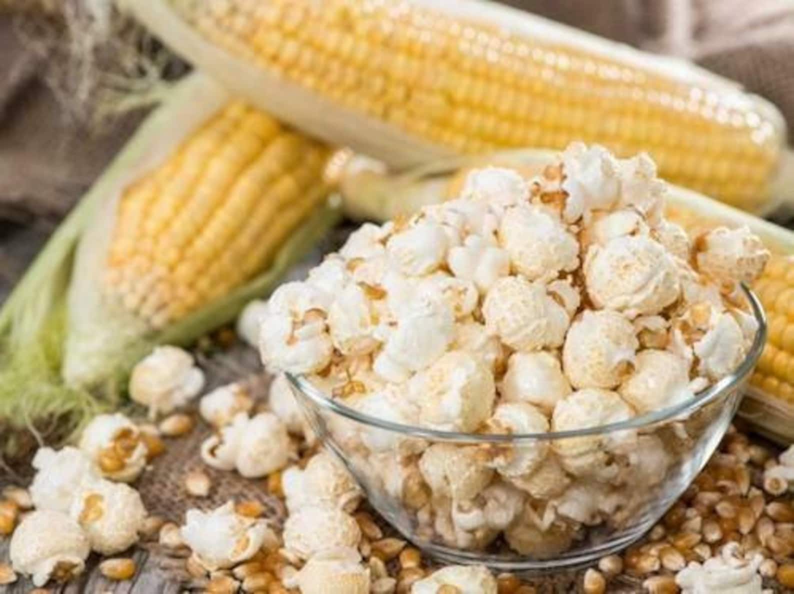 Mushroom Large Shape Popping Corn Raw Large Popcorn Kernels Seeds Happy