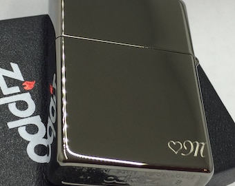 BLACK ICE Personalized Zippo Lighter Engraved Lighter (Best Man,Groomsmen, Valentine, Weddings, Birthdays).