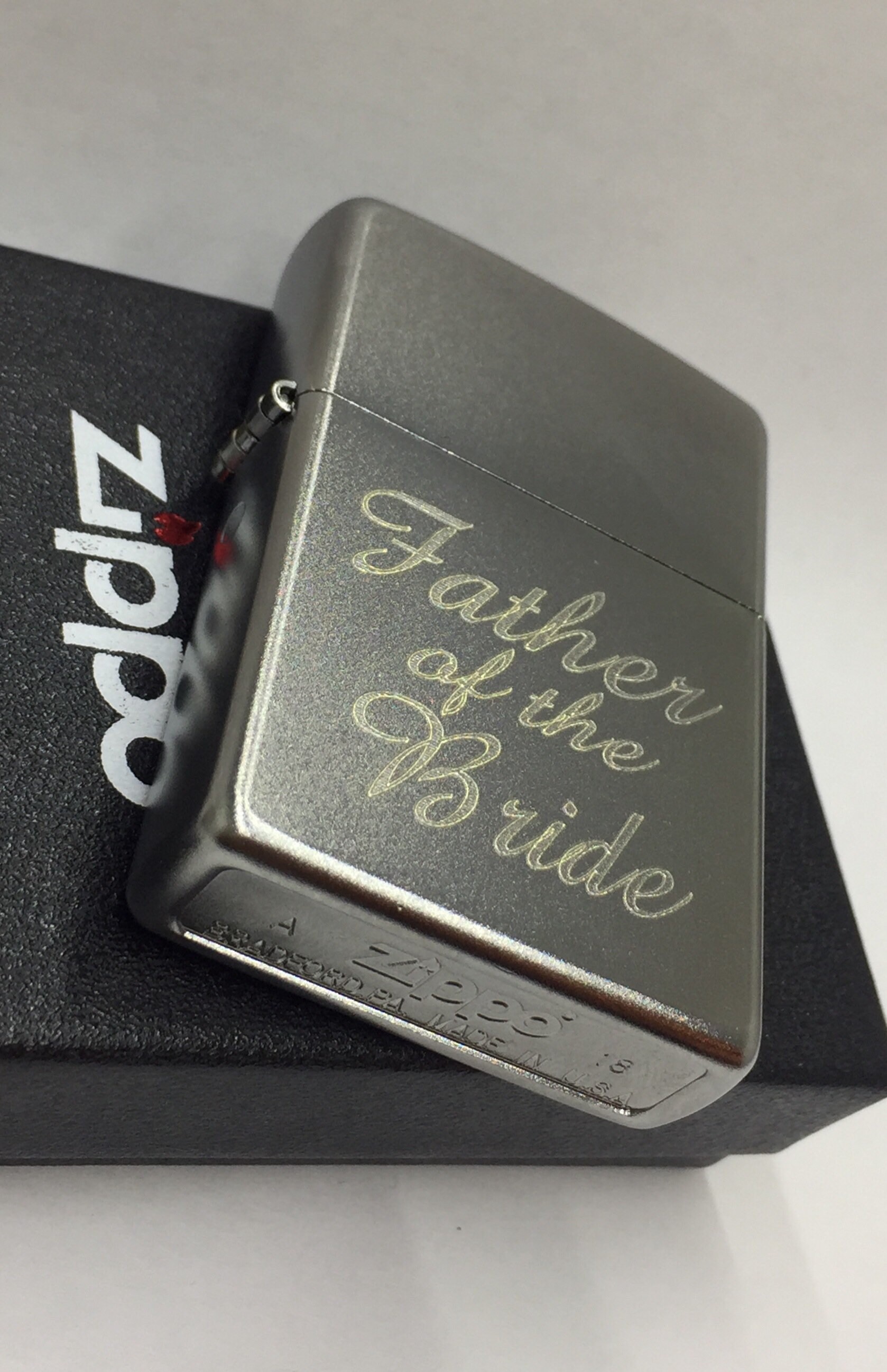 SATIN CHROME Personalized Zippo Lighter Lighter best Etsy
