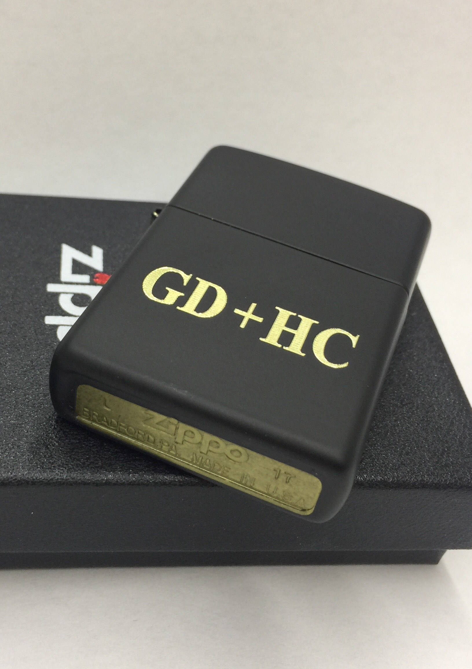 BLACK MATTE Personalized Zippo Lighter Engraved Lighter Best Etsy