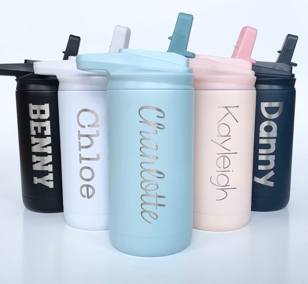 REPLACEMENT STRAWS | for Engraved Kids Water Bottle With Name ...
