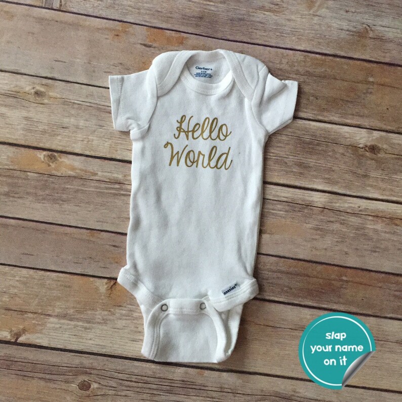 Monthly Onesie® Set with Month Number Set of 12 Baby Milestone Bodysuits Baby's First Year Baby Shower Gift GLITTER AVAILABLE afbeelding 4