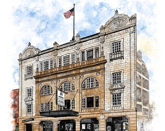 Metro Chicago Print: Fine Art Paper, Signed Certificate