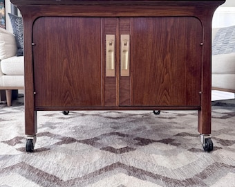 Circa 1960’s Restored Heritage Drexel Storage Table
