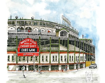 Chicago Wrigley Field. Home of the Cubs. 2016 World Series Champions.