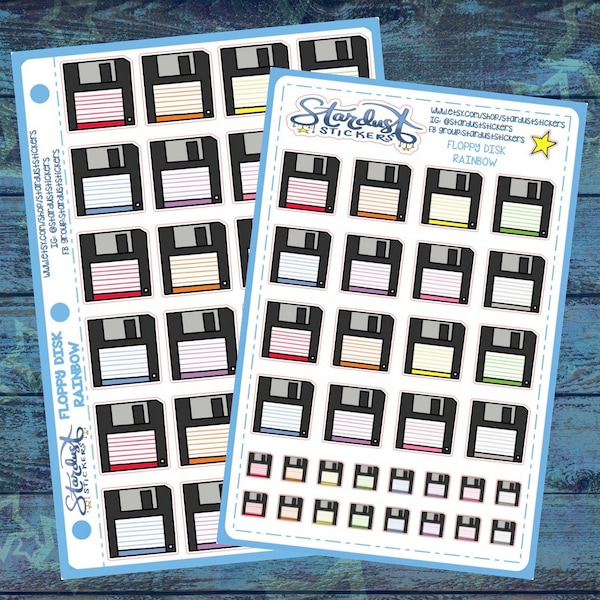 Floppy Disk Labels Etsy