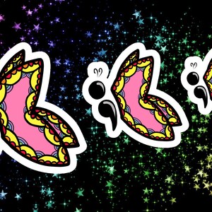 SemiColon Butterfly DieCut Trio