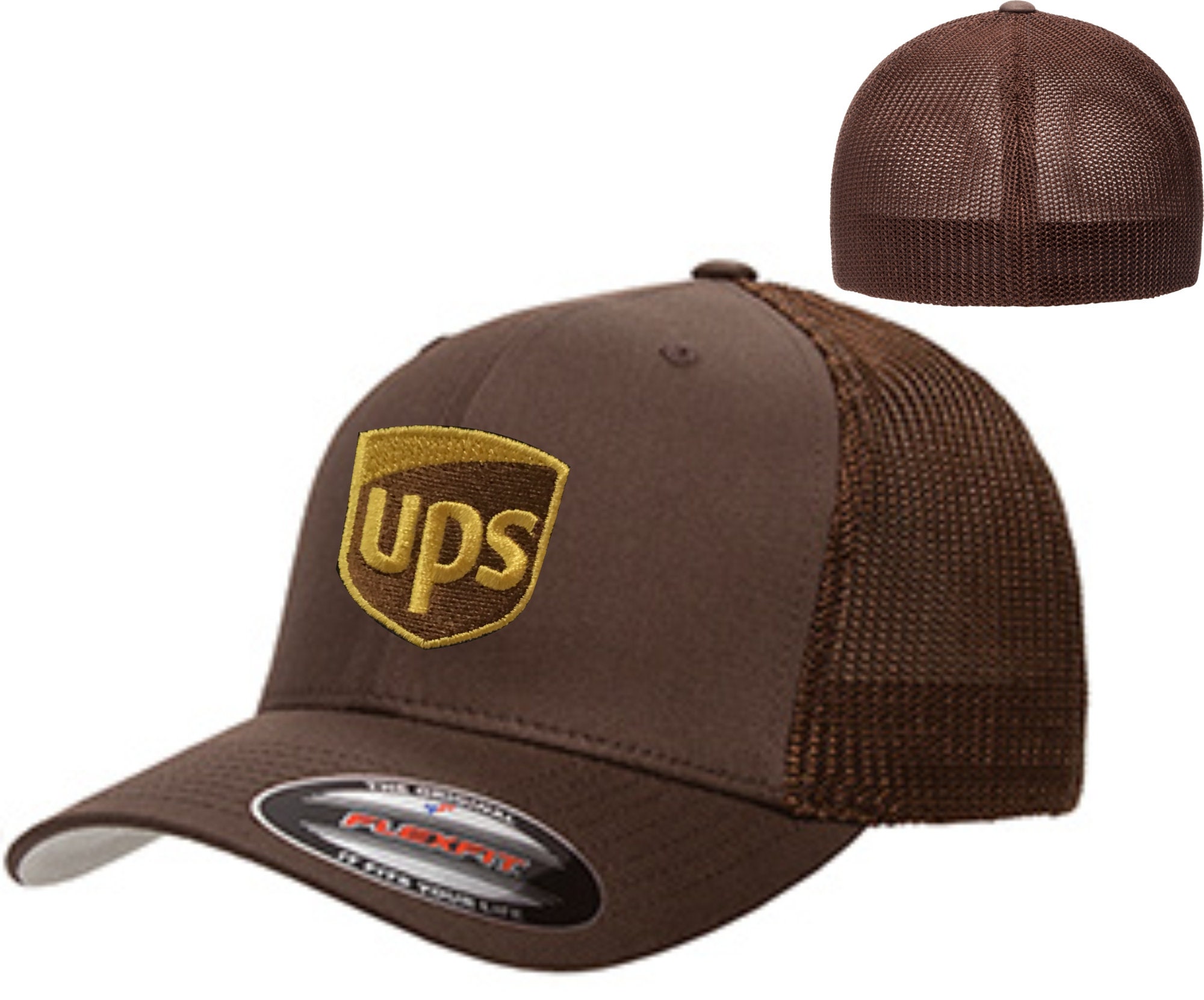 UPS Hats Beanies Flat Bill Curve Bill Trucker Flexfit Etsy